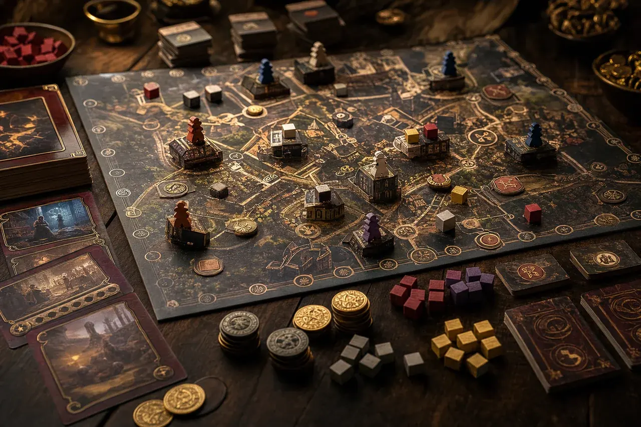 Ambientazione di Lords of Waterdeep: il gioco da tavolo di piazzamento lavoratori D&D