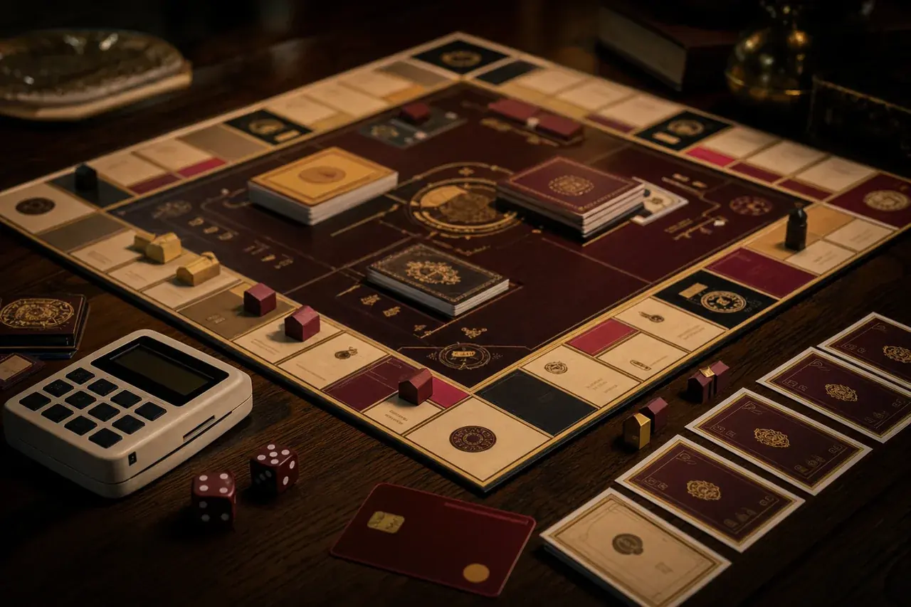 Ambientazione di Monopoly Super Electronic Banking: il Monopoly senza contanti