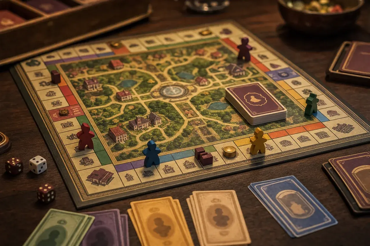 Ambientazione di Monopoly Disney: il classico immobiliare in versione Disney