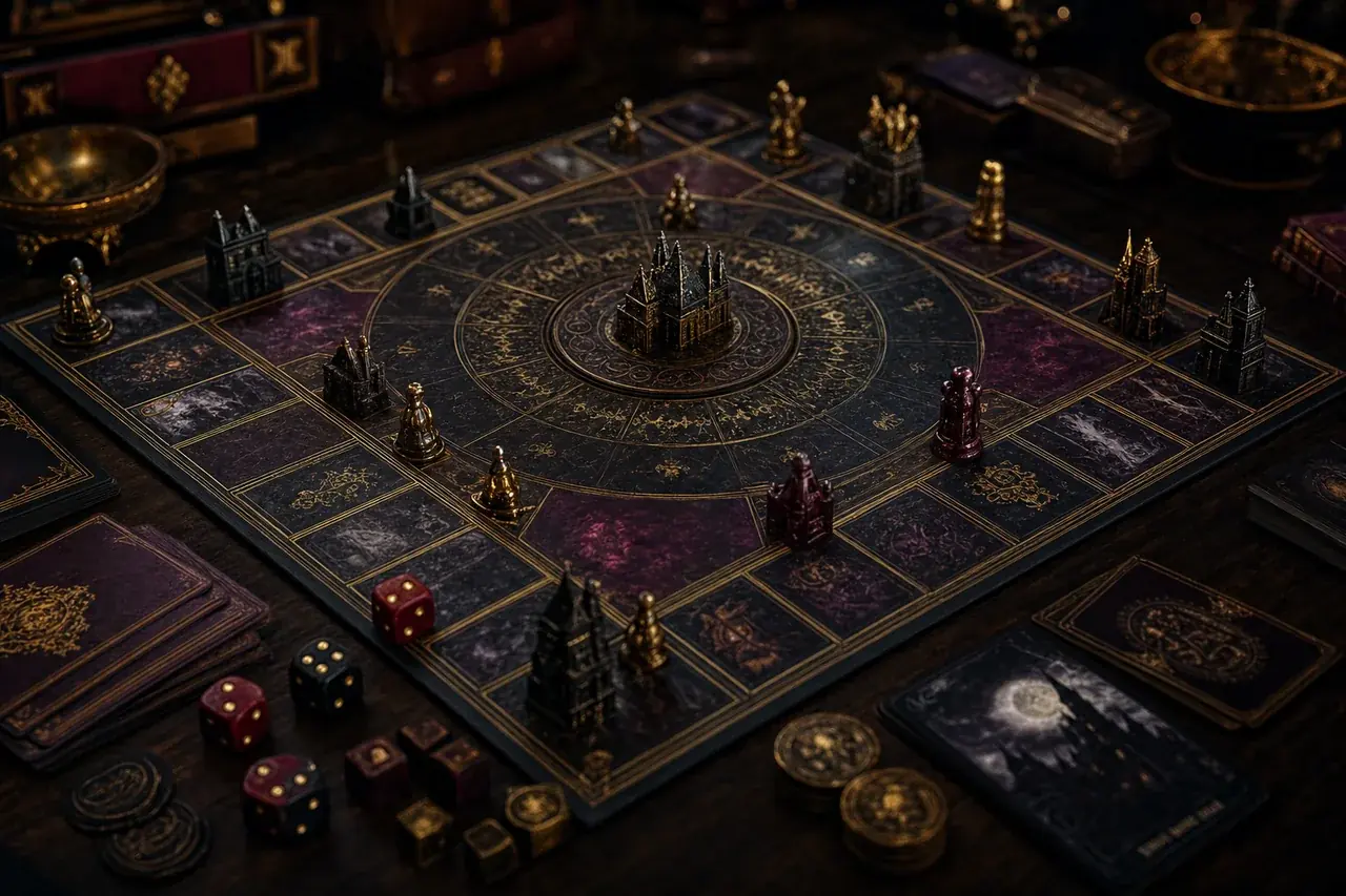 Ambientazione di Monopoly Nightmare Before Christmas: l'edizione a tema Tim Burton